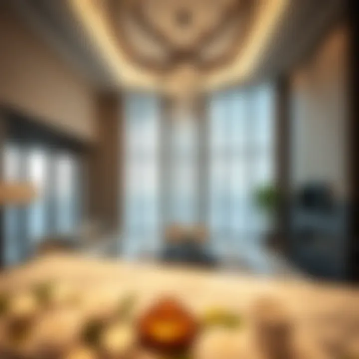 Luxurious interior of a unit within Bloom Towers highlighting modern design