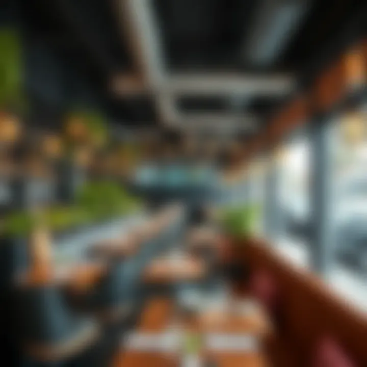 Diverse dining options available at Boxpark