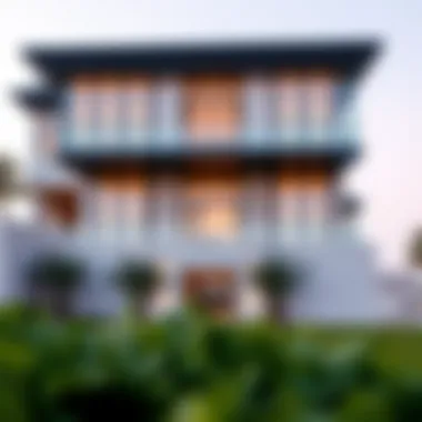 Stunning view of Bvlgari Villa's architectural design