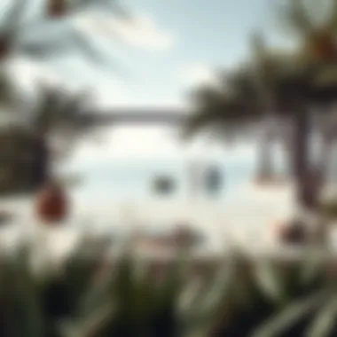 Private outdoor space of Bvlgari Villa emphasizing tranquility