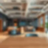 Modern co-working space with innovative design