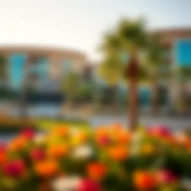 Community Vibrancy in Damac Hills Vibrant community life surrounding Damac Hills, featuring green spaces and leisure areas