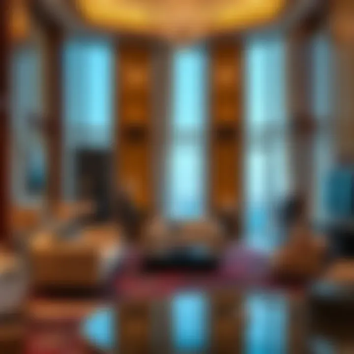Interior design features of Damac XL Tower representing luxury living