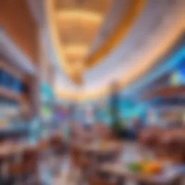 Culinary Delights at Dubai Hills Mall An array of dining options within Dubai Hills Mall presenting diverse cuisines