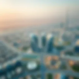 Aerial view of Dubai South showcasing urban planning