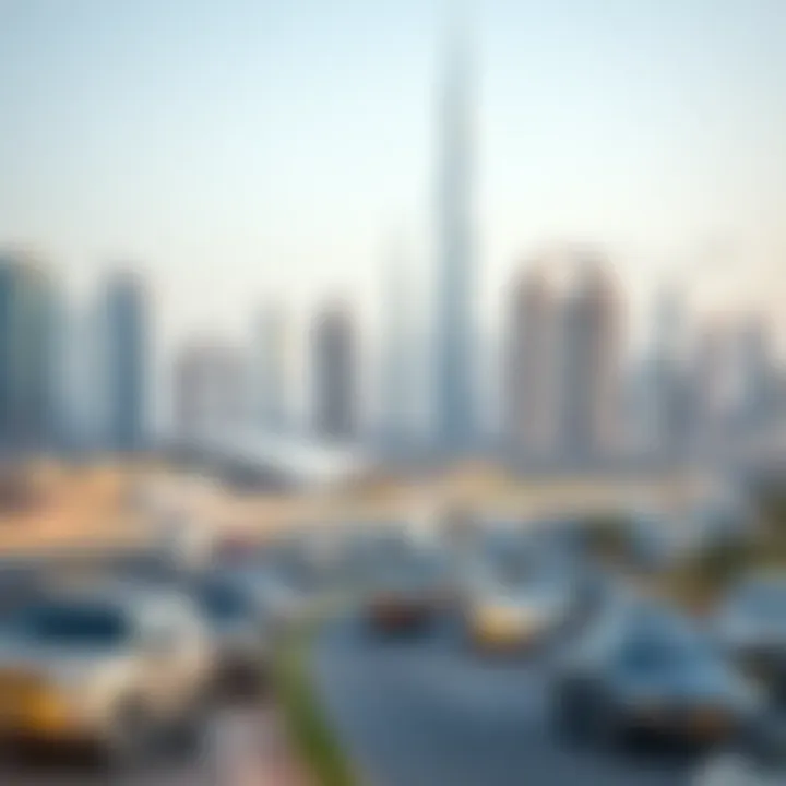 Future skyline of Dubai South highlighting development potential