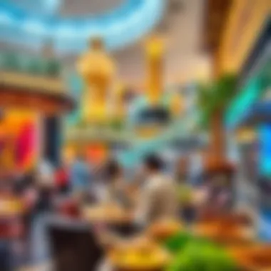 Delicious dining options at Festival City Mall featuring various cuisines