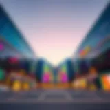 Stunning exterior view of Festival City Mall showcasing modern architecture