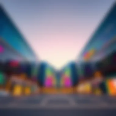 Stunning exterior view of Festival City Mall showcasing modern architecture