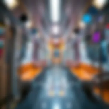 Interior of a Dubai Metro train showcasing modern amenities