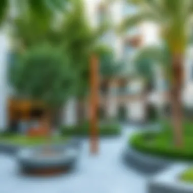 Amenities and Green Spaces at Act One and Act Two Luxurious amenities and green spaces within the Act One and Act Two complexes, emphasizing lifestyle and community.