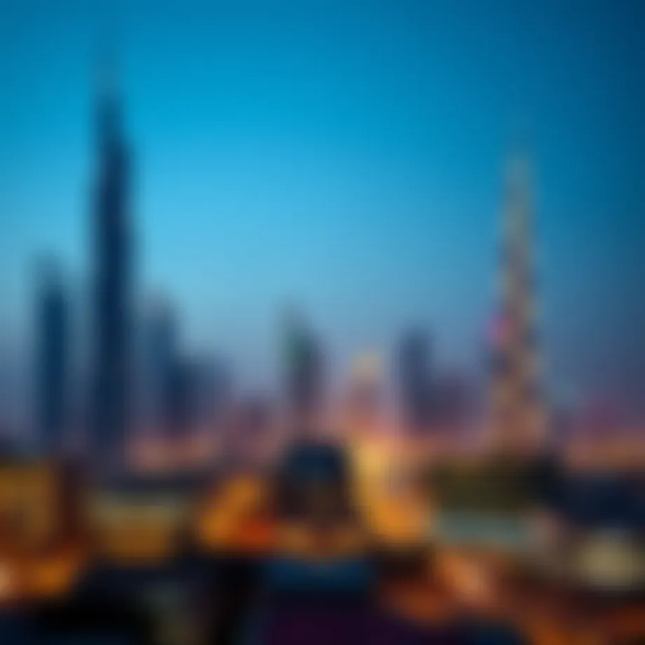 Stunning skyline of Dubai showcasing Emaar developments