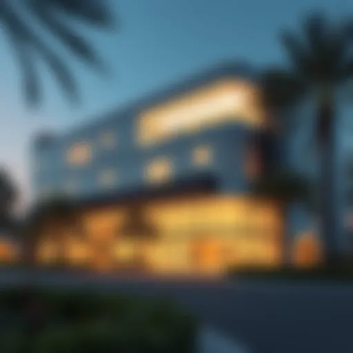 Modern Facilities in Dubai Modern office building in Dubai showcasing facilities management services