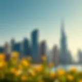Stunning skyline of Dubai featuring iconic architecture.
