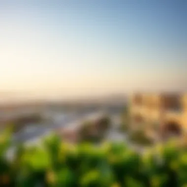 Stunning view of Gardenia community on Yas Island