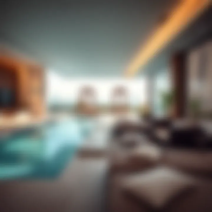 Modern amenities in a Dubai vacation residence