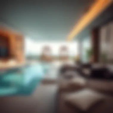 Contemporary Amenities in a Dubai Residence Modern amenities in a Dubai vacation residence