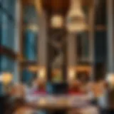 Elegance in Hotel Design Luxurious hotel lobby showcasing elegance