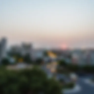 Scenic view of Al Nahda neighborhood in Dubai