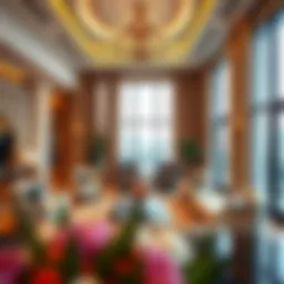 Luxurious hotel apartment living room in Discovery Gardens