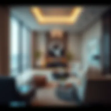 Interior Design of Ellington Tower Luxurious interior space highlighting modern design elements within Ellington Tower