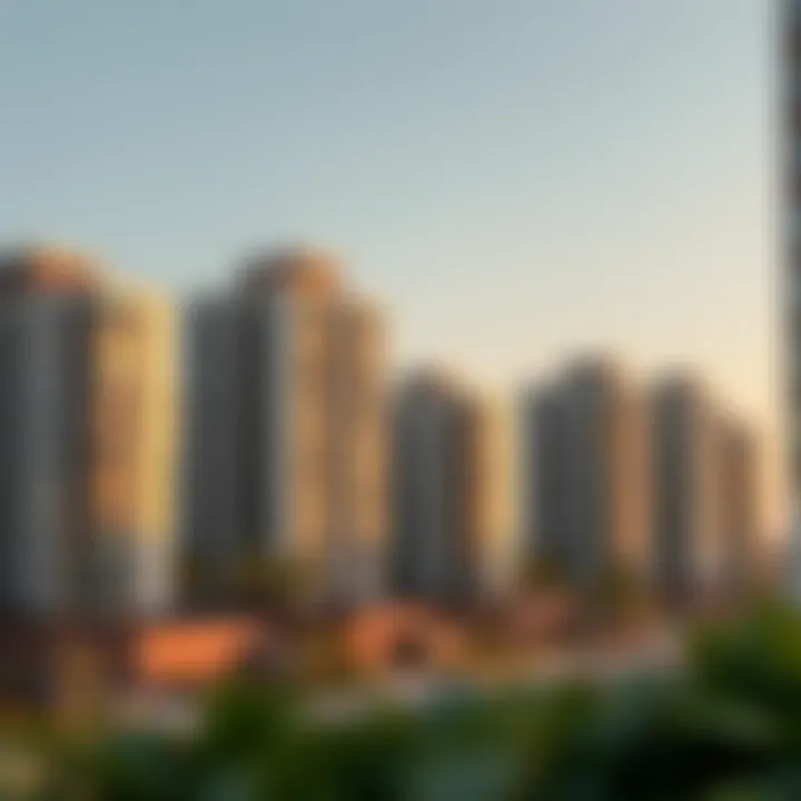 Residential buildings within IMPZ depicting modern living