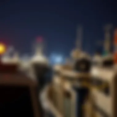 Vibrant maritime activities taking place at Jaddaf Marine Station