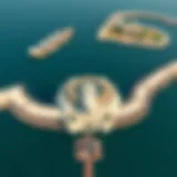 Aerial Perspective of Jaddaf Marine Station Aerial view of Jaddaf Marine Station showcasing its strategic location