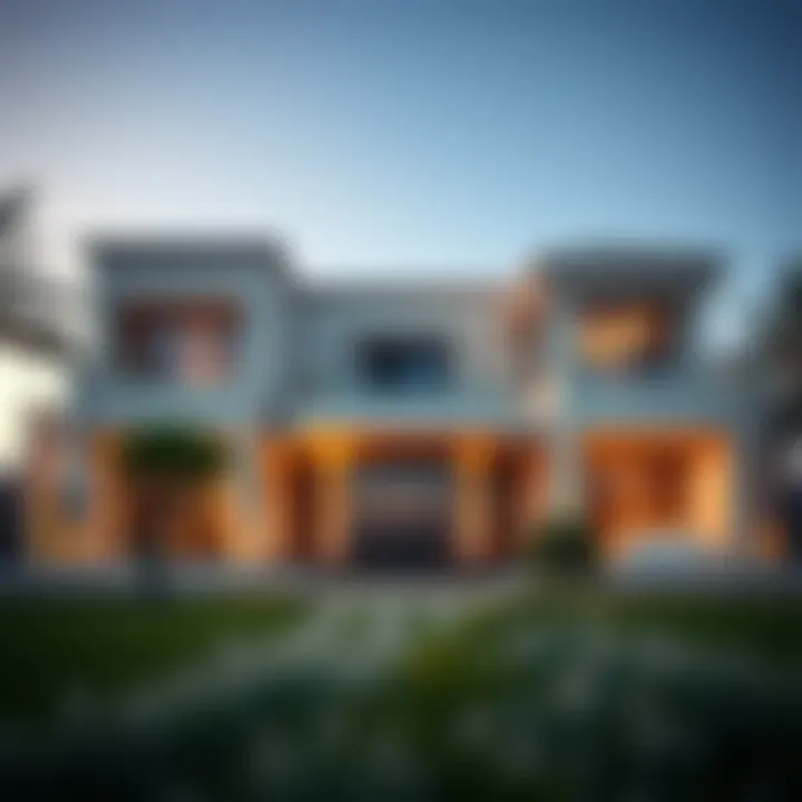 High-end luxury villa showcasing premium architecture