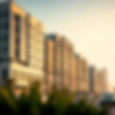 Modern Commercial Buildings on Khalid Bin Waleed Road Modern commercial buildings along Khalid Bin Waleed Road