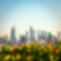 Luxurious skyline of Dubai showcasing iconic kingdom properties