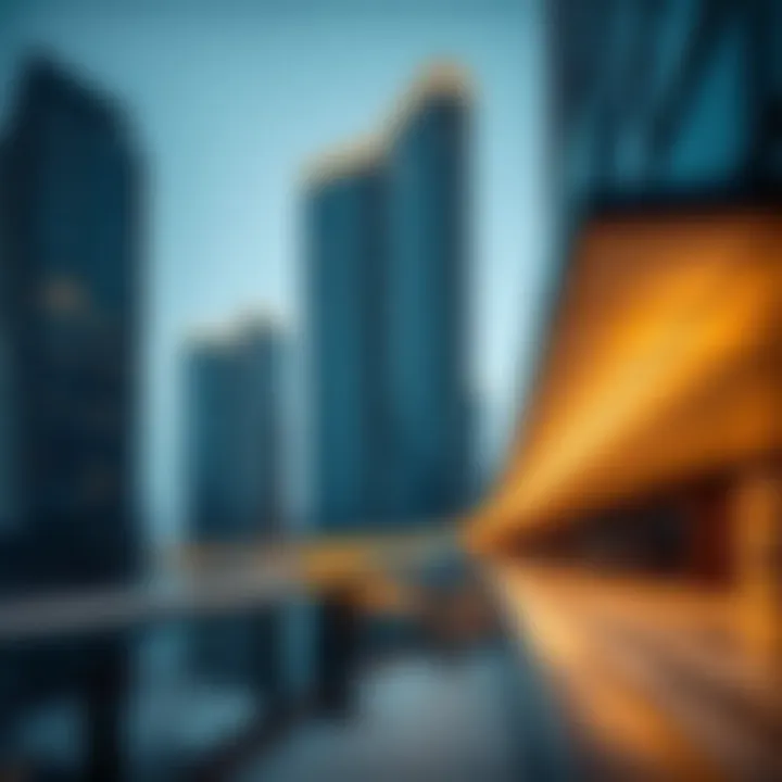 Socio-economic impact represented by Lakeshore Towers in Dubai