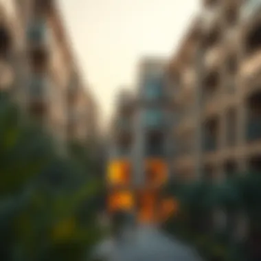 Leasehold Properties in Dubai Leasehold property in a bustling Dubai neighborhood