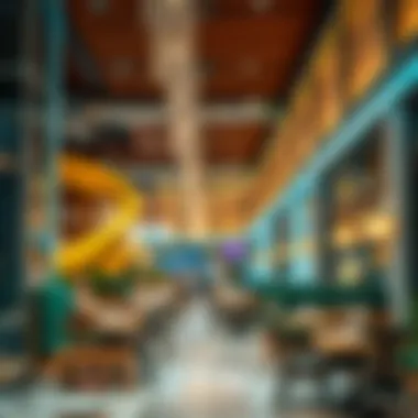 Trendy dining options in Jebel Ali shopping center