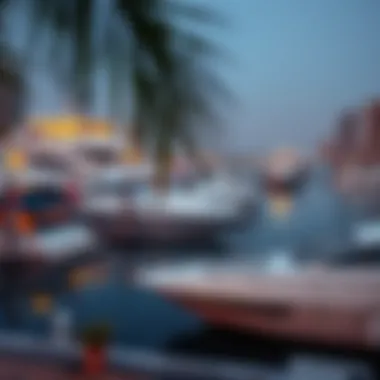 Luxury Marina with Yachts Luxury marina showcasing yachts and waterfront lifestyle