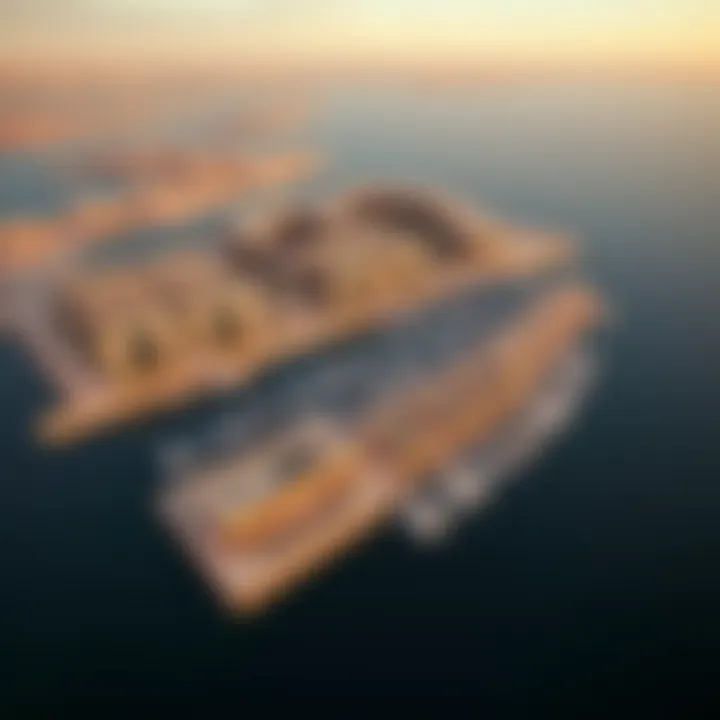 Aerial View of Mina Rashid Aerial view of Mina Rashid waterfront development