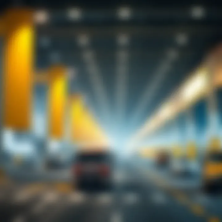 Logistical operations in Mussafah illustrating efficient transportation links