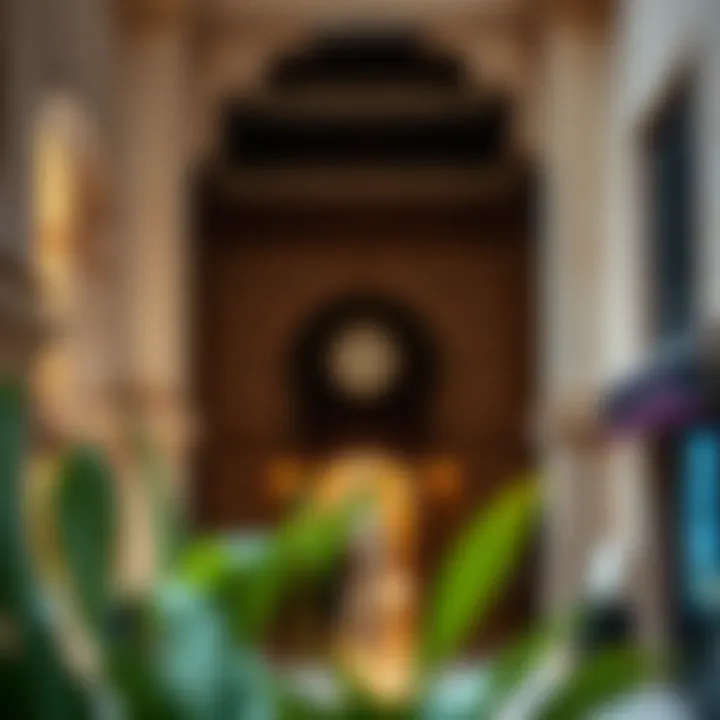 Architectural details of Naif Souk reflecting traditional designs