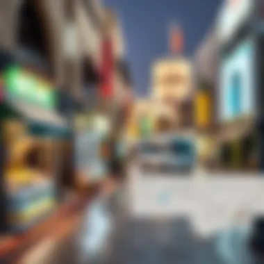 Naif Souk's Prominent Location in Dubai Strategic location map highlighting Naif Souk in Dubai