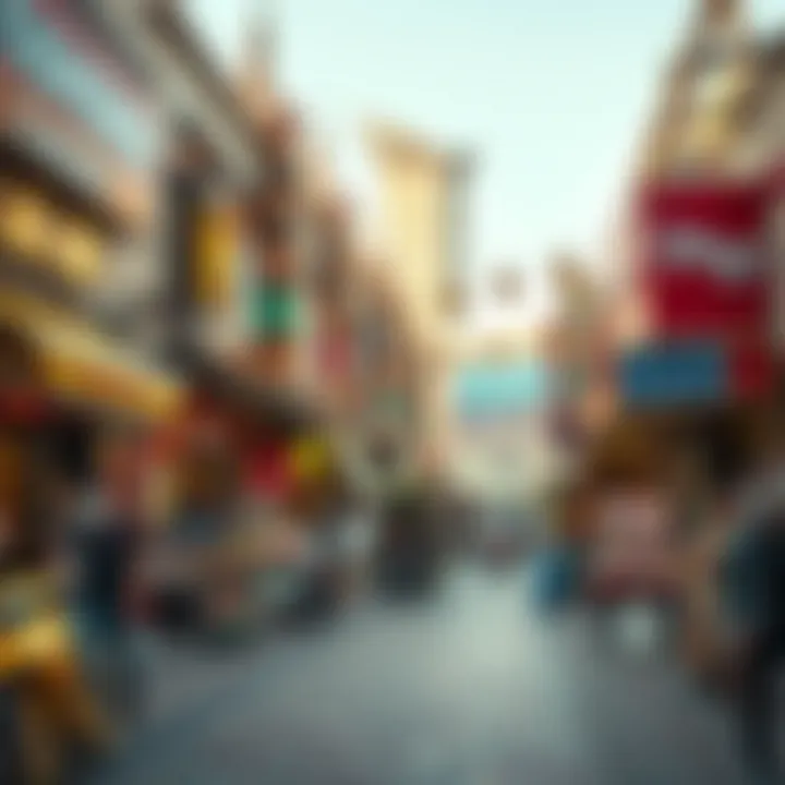 Vibrant marketplace atmosphere of Nakheel Dragon Mart
