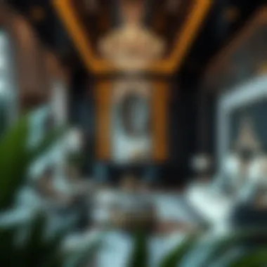 Interior design showcasing luxury features of Nopoli Tower