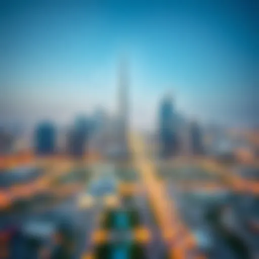 Aerial view of Dubai skyline showcasing off-plan developments