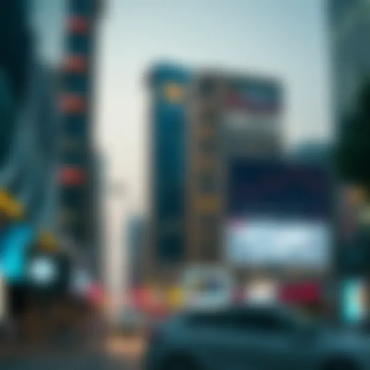 Infographic of market trends for office buildings in Karama