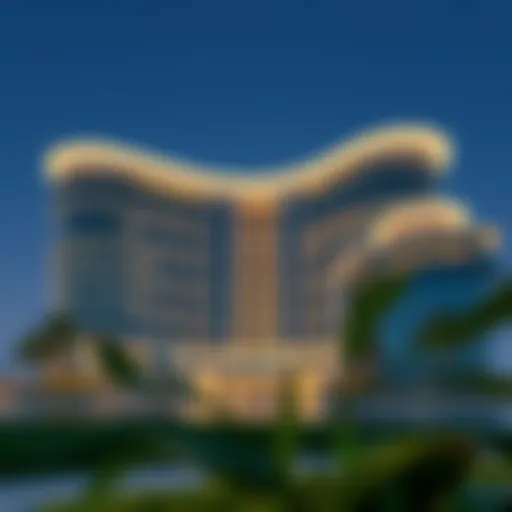 Stunning architectural design of One Omniyat showcasing modern aesthetics and luxury.