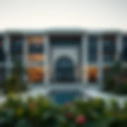 Stunning architectural facade of One Zabeel Residence