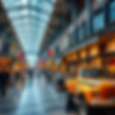 Marketplace Diversity: A Snapshot of Available Businesses A diverse marketplace showcasing various business types