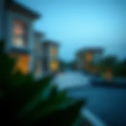 Stunning architectural view of the Orchid community at Damac Hills