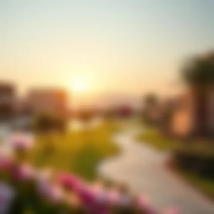 Scenic landscape and strategic location of Orchid at Damac Hills