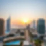 Stunning skyline view of Dubai's residential areas