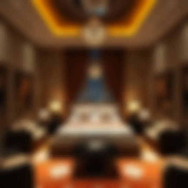 Luxurious private room interior in Dubai